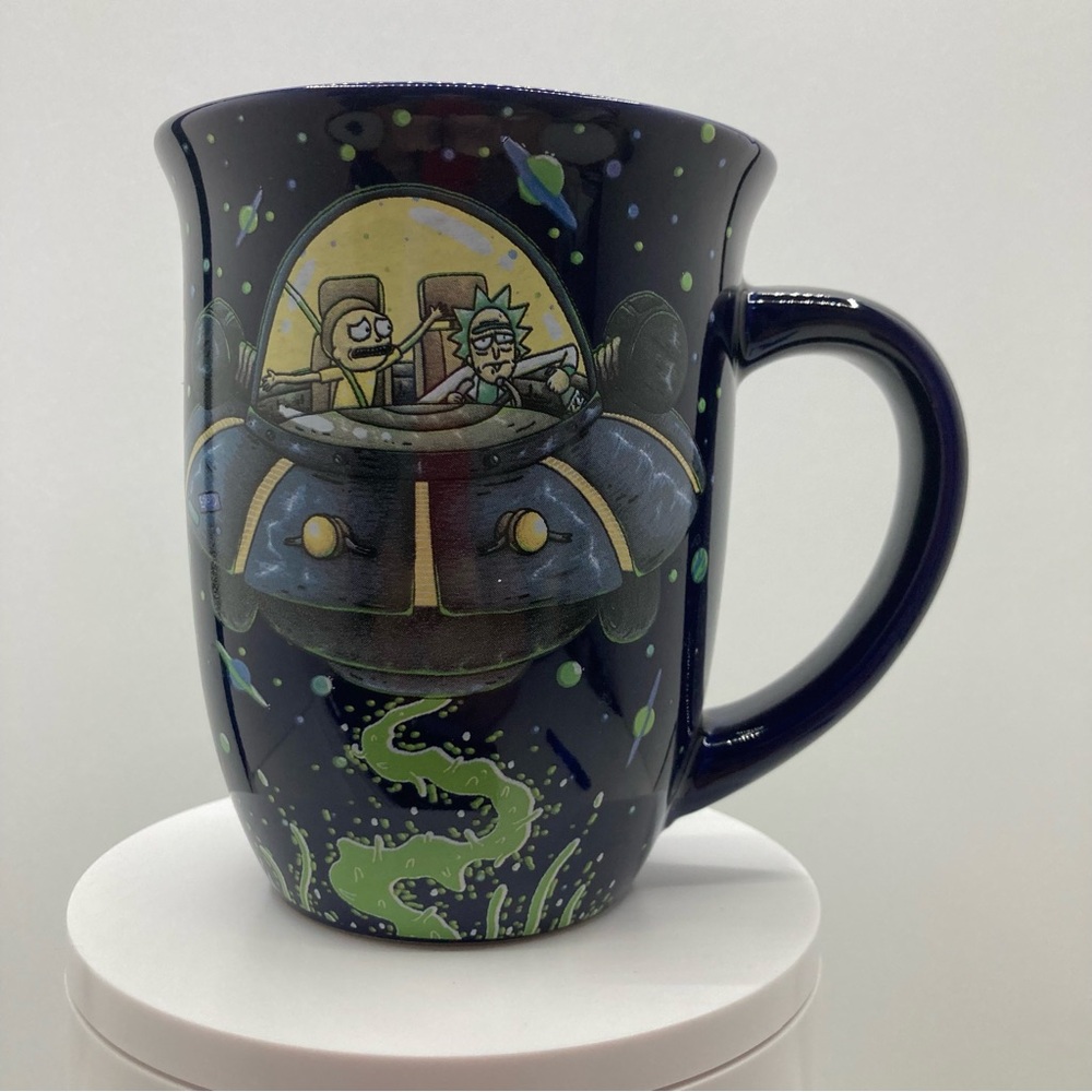 Rick & Morty Adult Swim Spaceship 20oz Coffee Mug